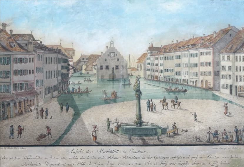 Konstanzer Marktstätte 1817